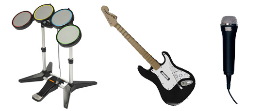 Set Rock Band más megapaquete de 6 juegos (Wii)