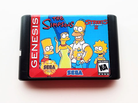 The Simpson's Streets of Rage 2 (Sega Genesis)