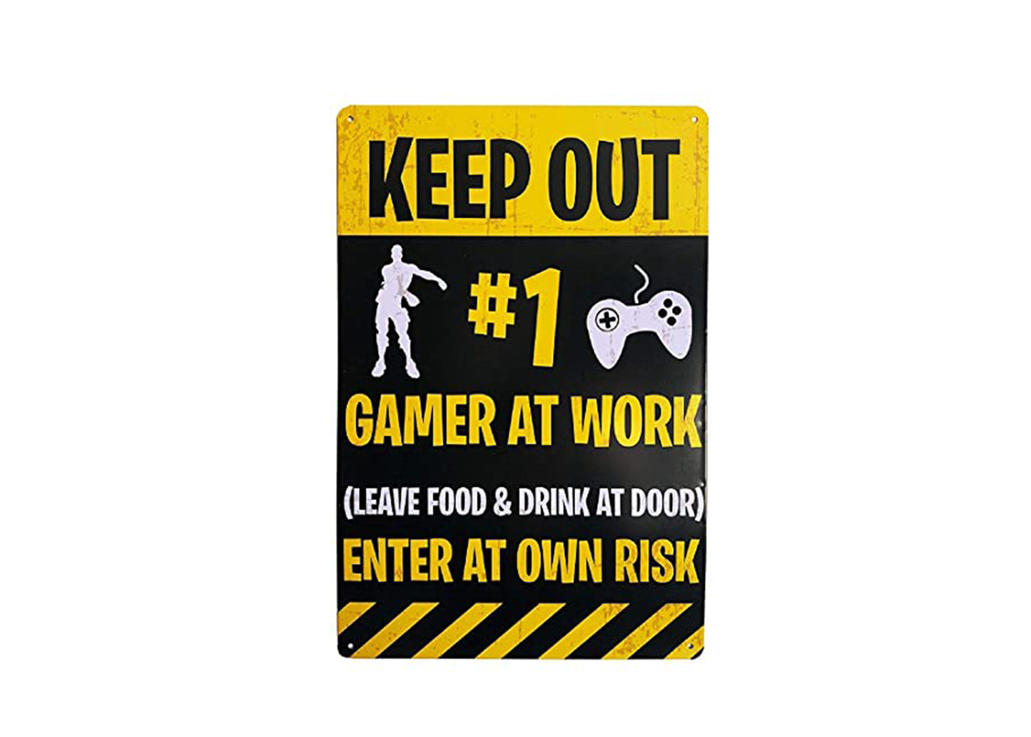 "Keep Out" Metal Poster Tin Sign (Toys)