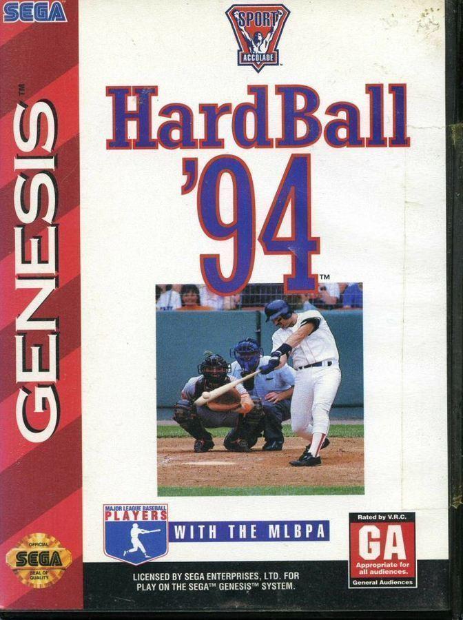 J2Games.com | HardBall 94 (Sega Genesis) (Pre-Played - CIB - Good).
