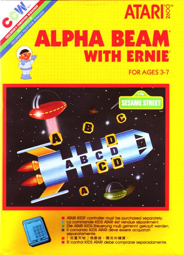 J2Games.com | Alpha Beam with Ernie (Atari 2600) (Pre-Played - Game Only).