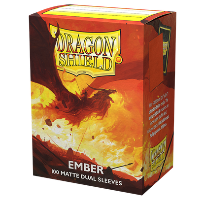 Fundas Dragon Shield: Estándar DUAL- Matte Ember 'Alaric, Revolution Kindler' (100 pzas.) (Juguetes)