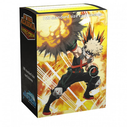 Fundas Dragon Shield: Arte estándar mate 'MHA Bakugo Explode', edición limitada (100 pzas.) (Juguetes)
