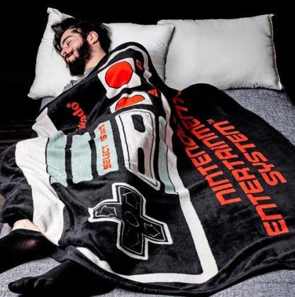 J2Games.com | Throw Blanket - Nintendo NES Controller (Brand New).