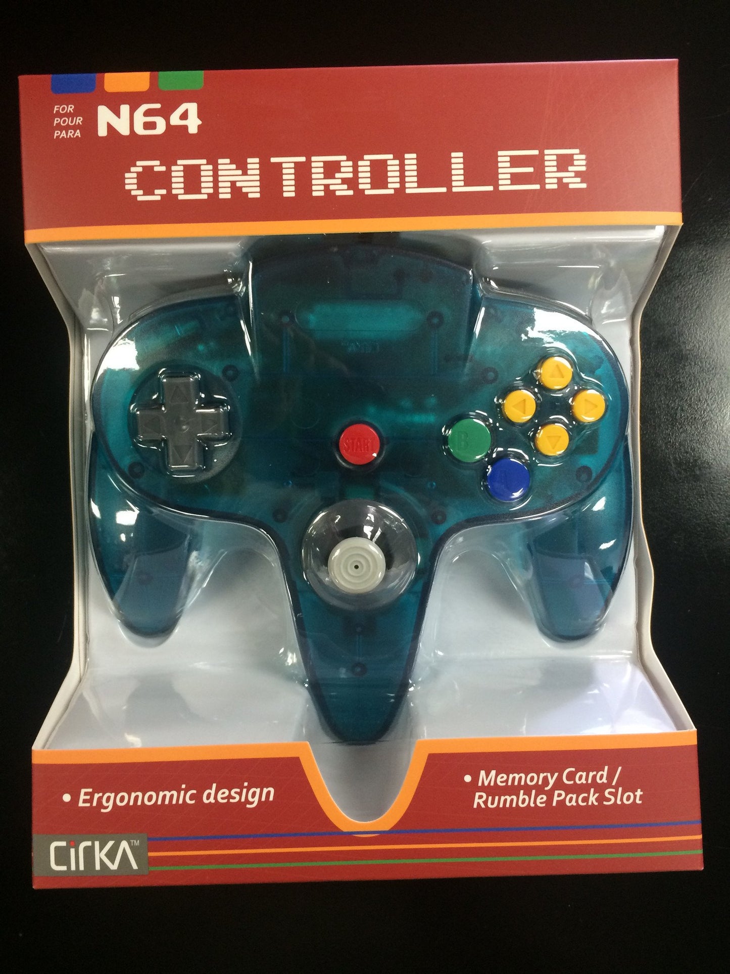 J2Games.com | Nintendo N64 Controller Turquoise (CirKa) (Brand New).