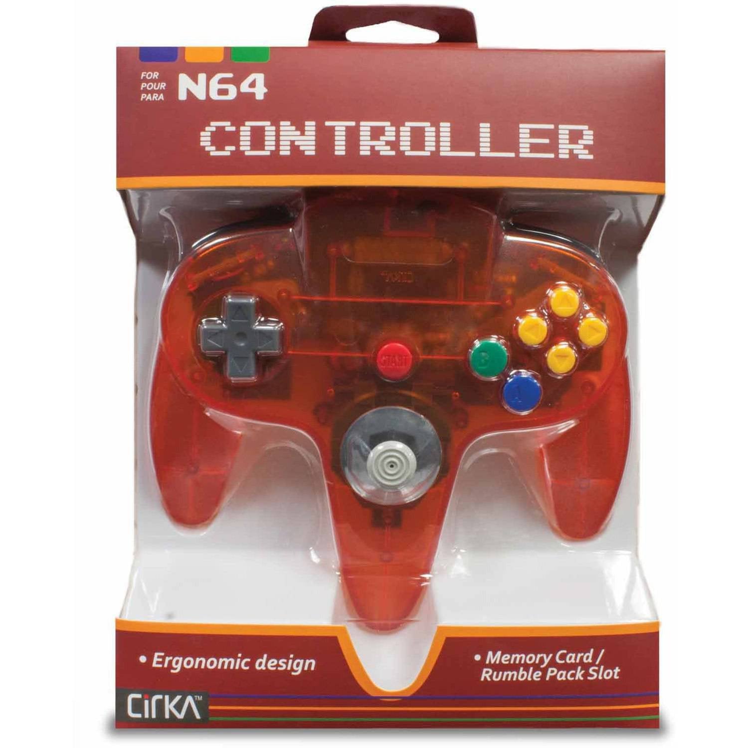 J2Games.com | Nintendo N64 Controller Fire (CirKa) (Brand New).