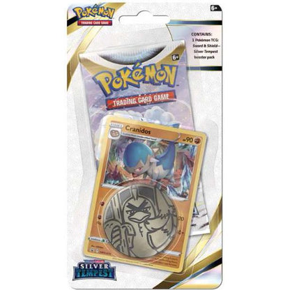 Pokemon Sword & Shield Silver Tempest CRANIDOS BLISTER Pack (Toys)