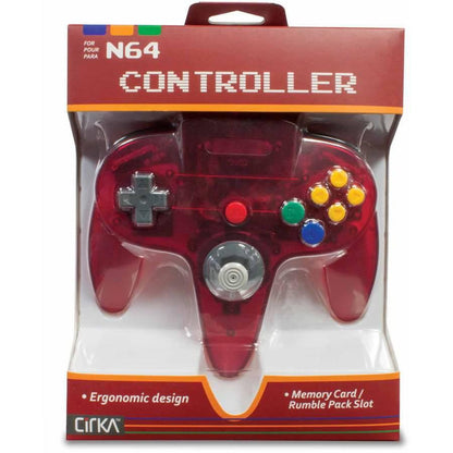 J2Games.com | Nintendo N64 Controller Watermelon (CirKa) (Brand New).