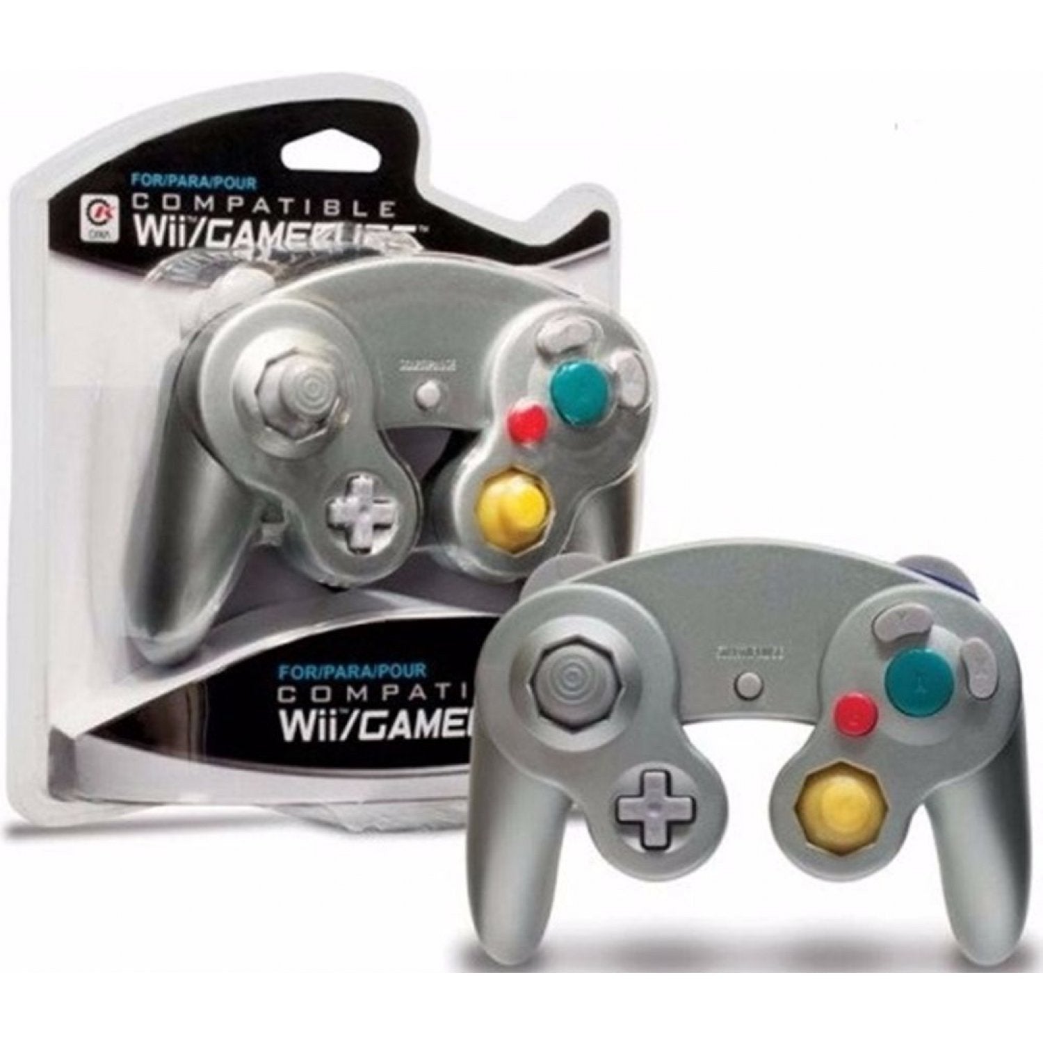 J2Games.com | Gamecube Wired Controller Silver (CirKa) (Brand New).