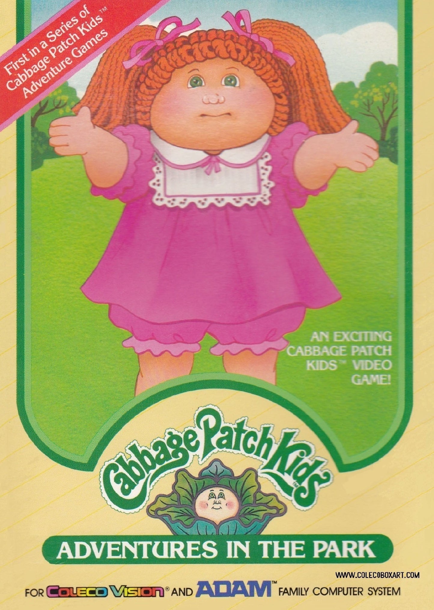 J2Games.com | Cabbage Patch Kids Adventure in the Park (Colecovision) (Pre-Played - Game Only).