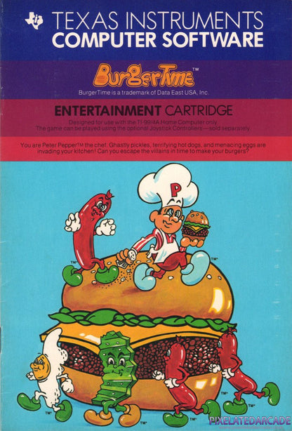 J2Games.com | Burgertime (TI-99) (Pre-Played - Game Only).