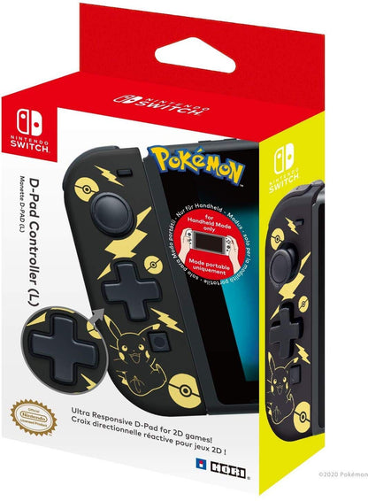 Hori Left D-Pad Controller: Black & Gold Pikachu Edition (Nintendo Switch)