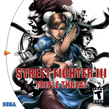 J2Games.com | Street Fighter III Triple Threat (Sega Dreamcast) (Pre-Played - CIB - Good).