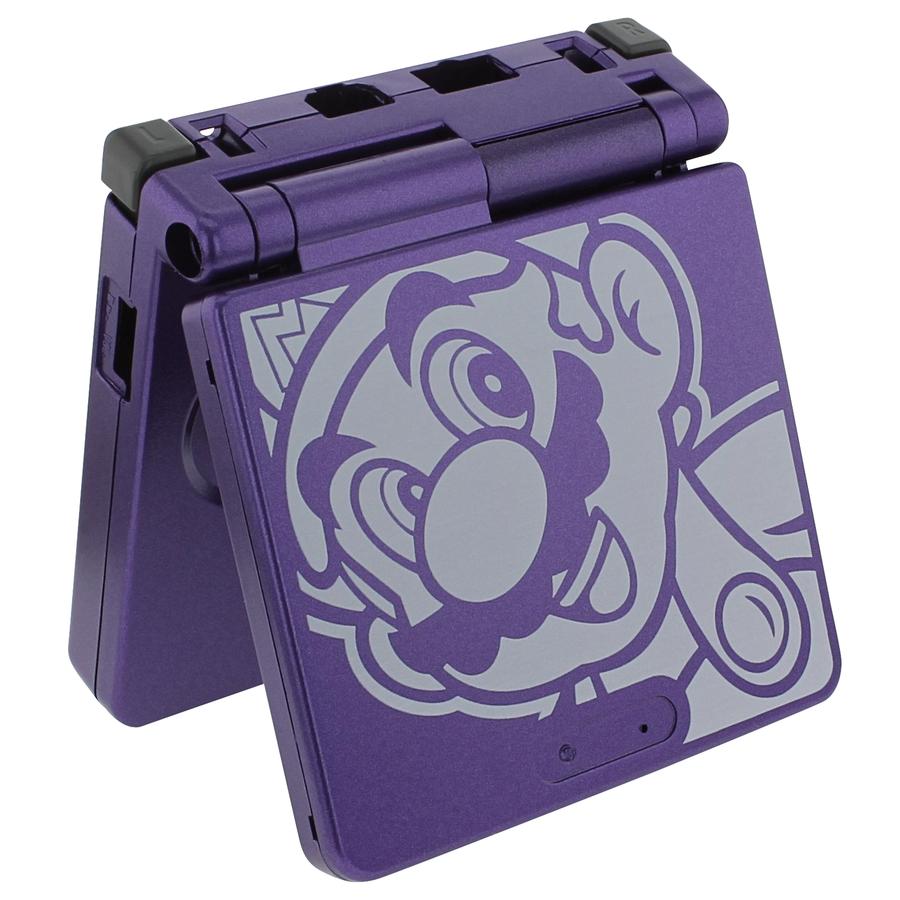 J2Games.com | Custom Modded Gameboy Advance SP Purple Mario Edition 2 Game Bundle (Gameboy Advance) (Pre-Played - Game System).
