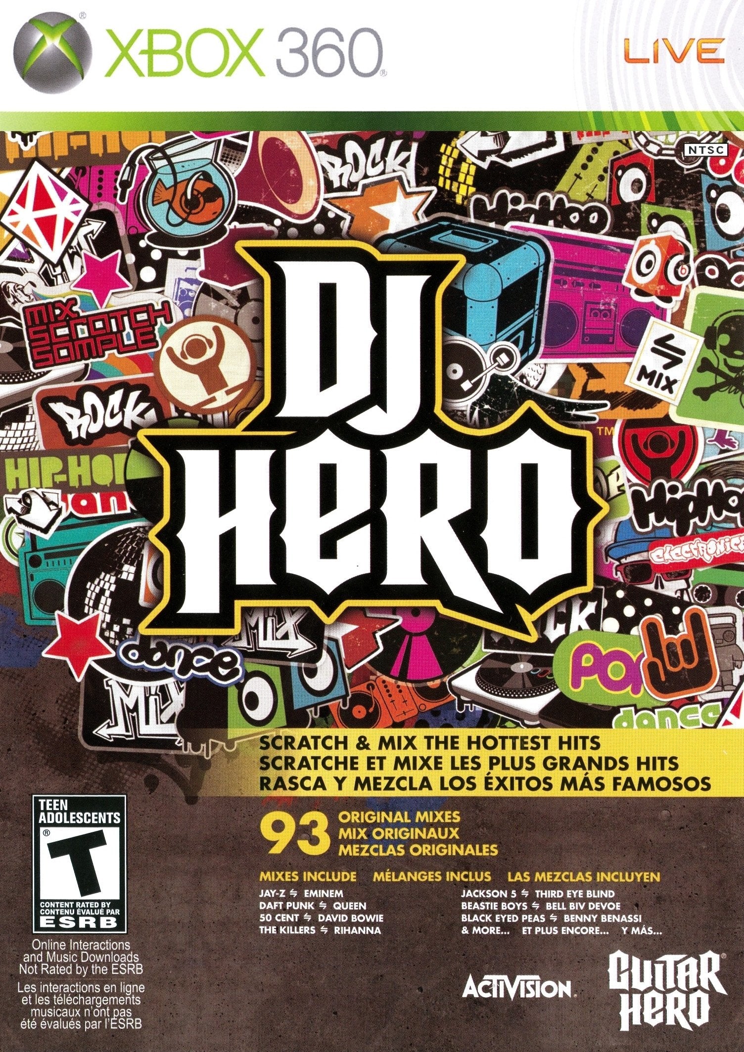 J2Games.com | DJ Hero (Xbox 360) (Pre-Played - Game Only).