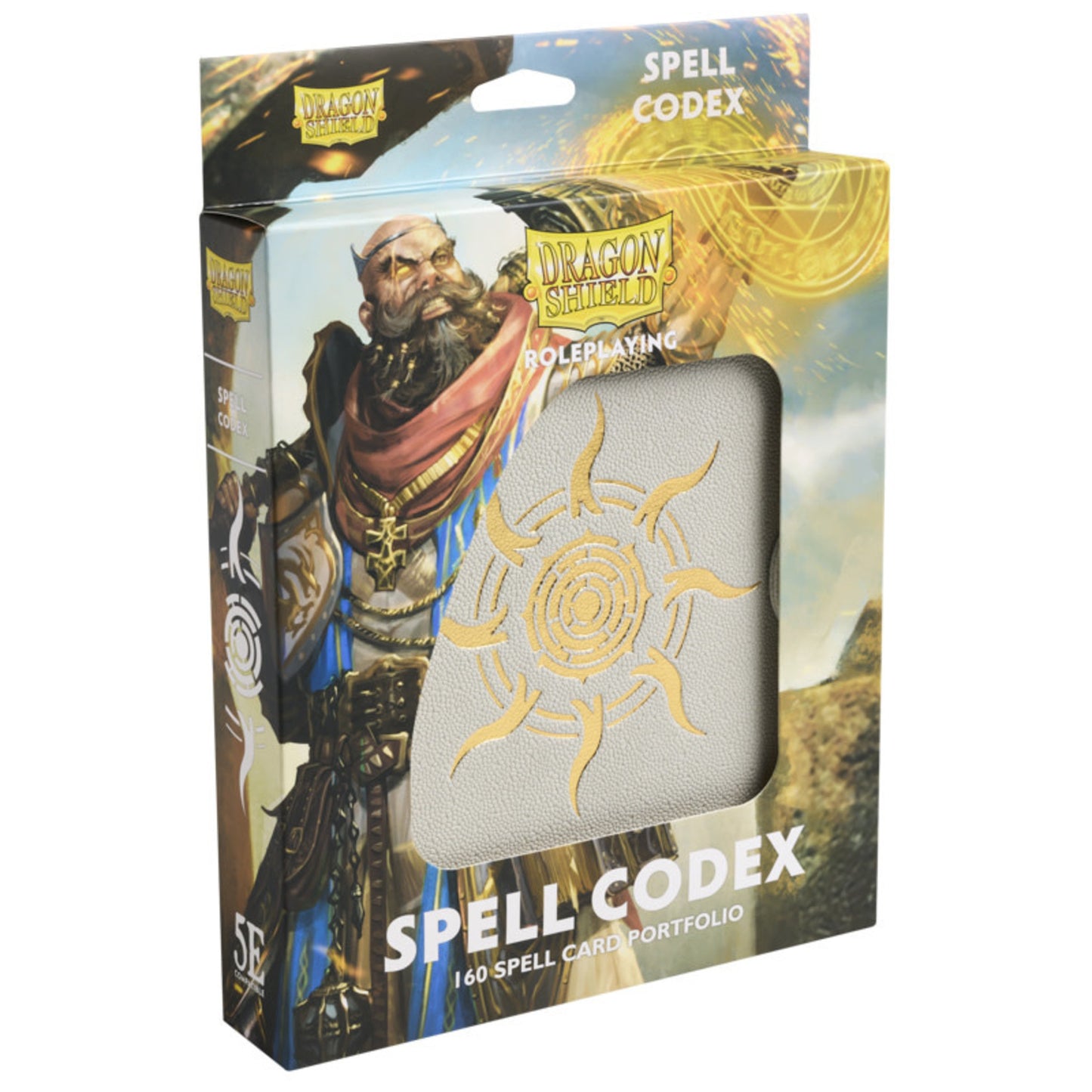 Dragon Shield Binder: Spell Codex Portfolio 160 - Ashen White (Toys)