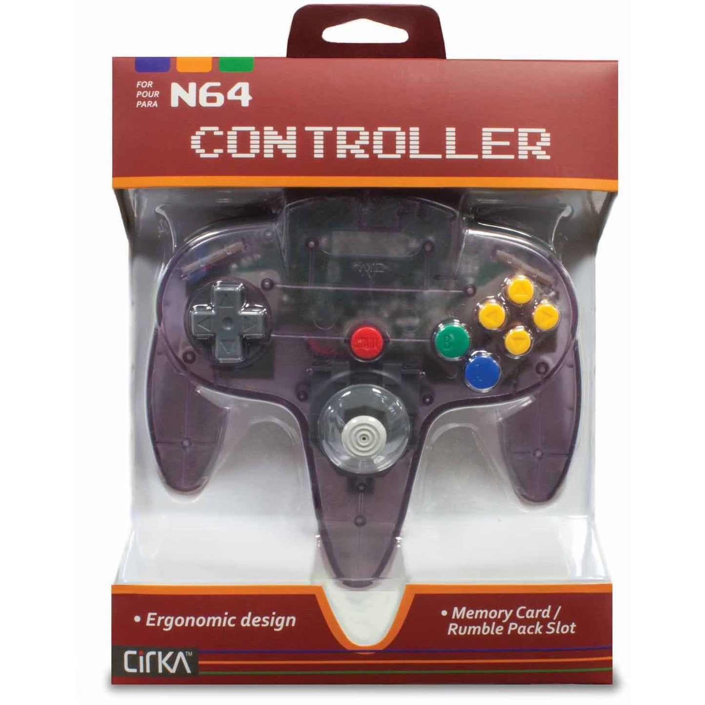 J2Games.com | Nintendo N64 Controller Atomic Purple (CirKa) (Brand New).