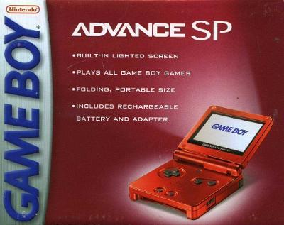 J2Games.com | Flame Gameboy Advance SP (Gameboy Advance) (Pre-Played - CIB - Game System).