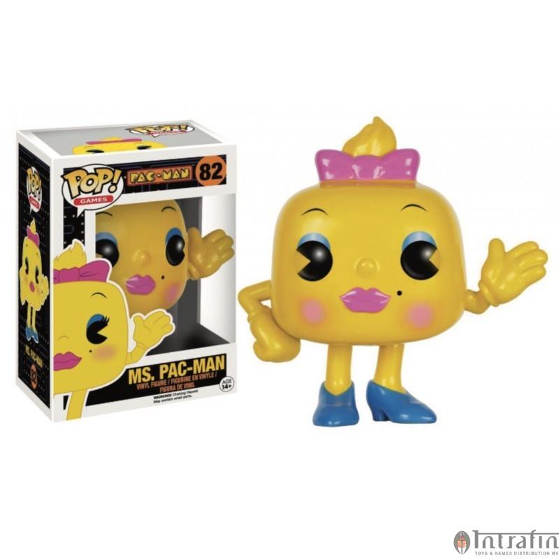 J2Games.com | POP! Games 82: Pac-Man - Ms. Pac-Man (Pop) (Brand New).