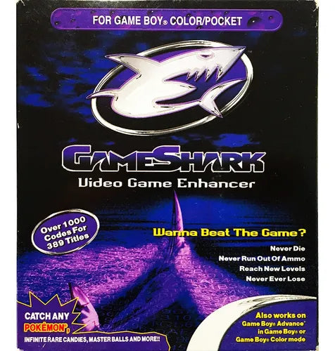 Gameboy Color Gameshark GameShark: Video Game Enhancer (Gameboy Color) – J2Games
