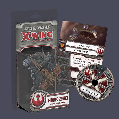 J2Games.com | Star Wars X-Wing Miniatures Game HWK-290 (Brand New).