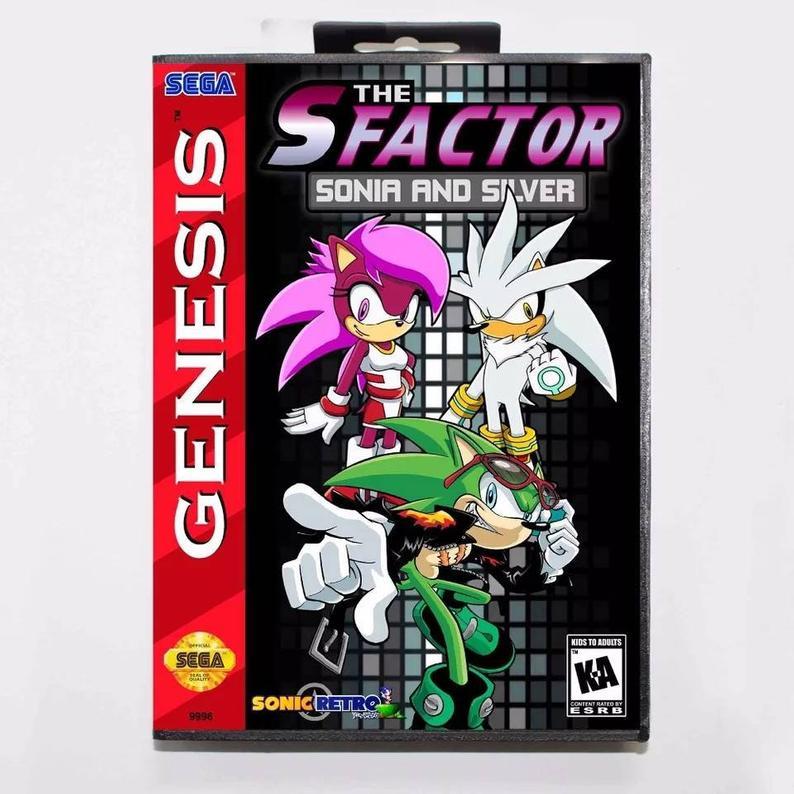 J2Games.com | The S Factor Sonia and Silver (Rom Hack) (Sega Genesis) (Pre-Played).