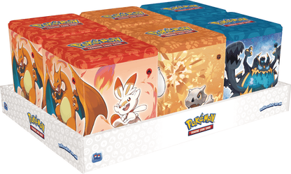 Pokémon TCG: Lata apilable: Lucha/Fuego/Oscuridad (Juguetes)