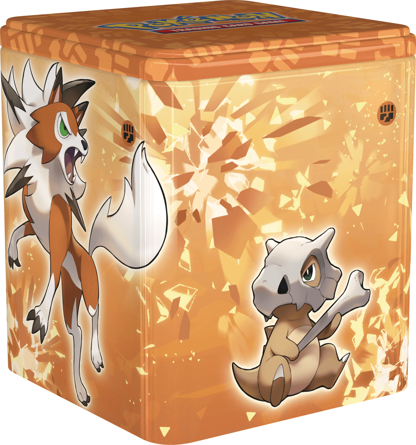 Pokémon TCG: Lata apilable: Lucha/Fuego/Oscuridad (Juguetes)
