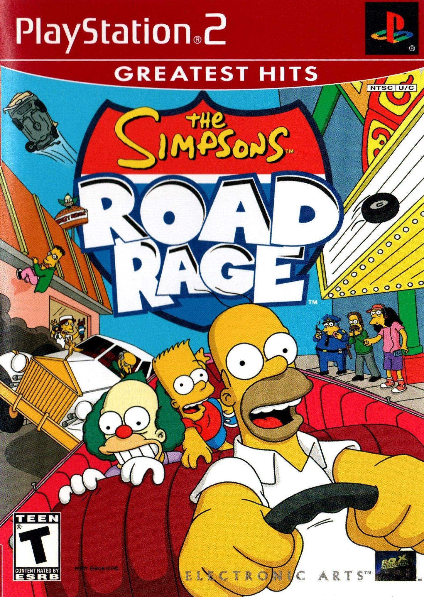 Los Simpson Road Rage (Grandes Exitos) (Playstation 2)