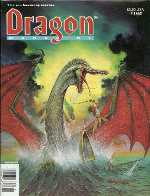 J2Games.com | Dragon Magazine Issue #165 Vol XV, No 8 January 1991 (Pre-Owned) (Pre-Played - CIB - Good).