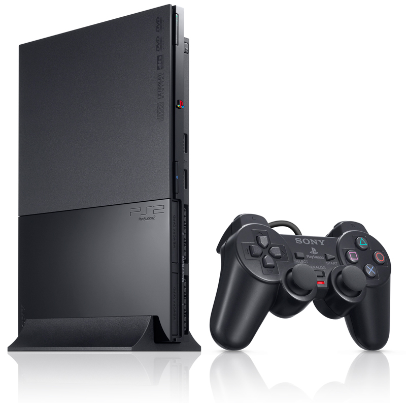 J2Games.com | Slim PSTwo Playstation 2 (Playstation 2) (Pre-Played - Game System).