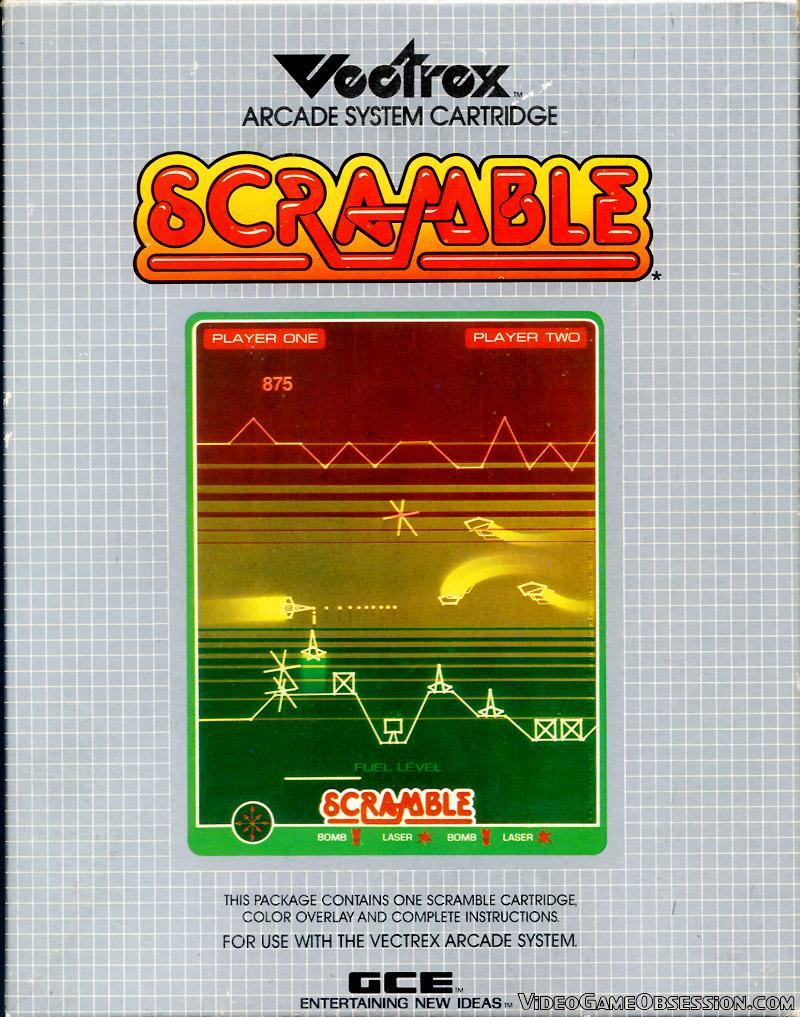 J2Games.com | Scramble (Vectrex) (Pre-Played - CIB - Very Good).