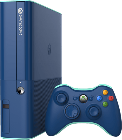 Consola Xbox 360 E edición especial azul/verde azulado de 500 GB [importación europea] (Xbox 360)
