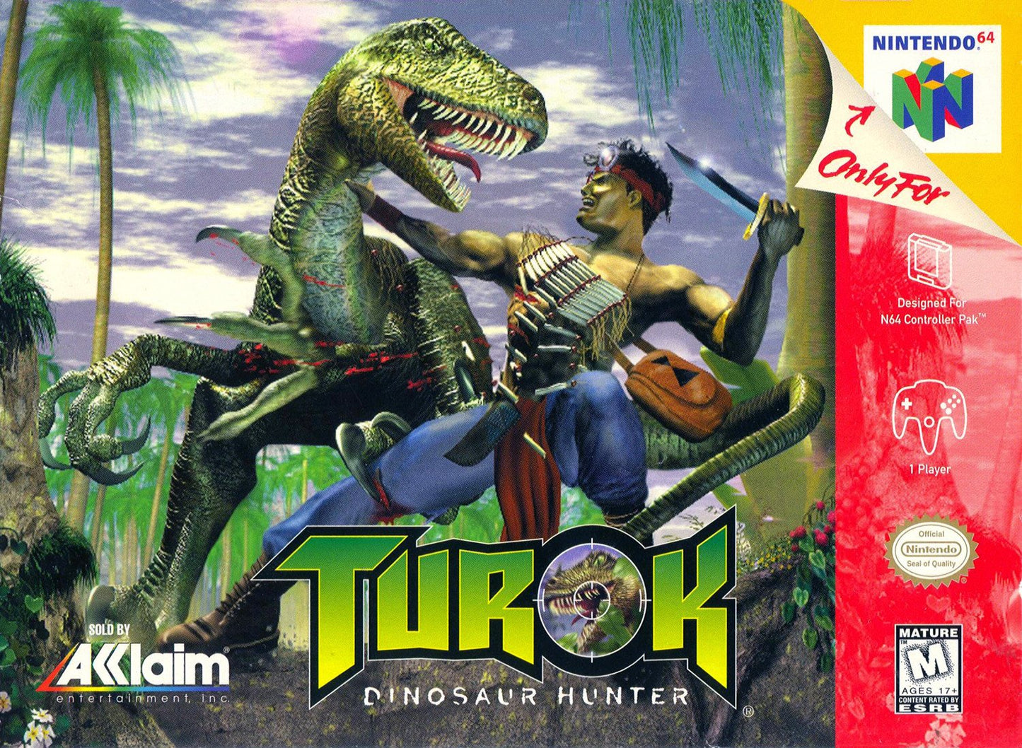 J2Games.com | Turok Dinosaur Hunter (Nintendo 64) (Pre-Played).