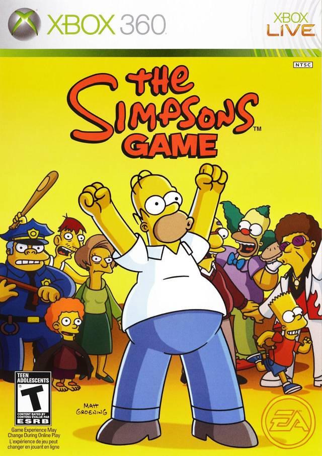 J2Games.com | The Simpsons Game (Xbox 360) (Pre-Played - CIB - Very Good).