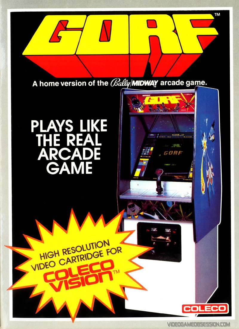 J2Games.com | Gorf (Colecovision) (Pre-Played - Game Only).