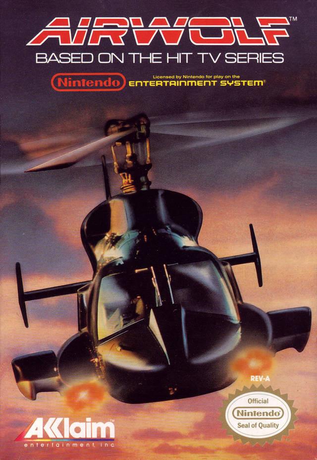 J2Games.com | Airwolf (Nintendo NES) (Pre-Played - Game Only).