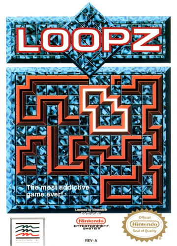 J2Games.com | Loopz (Nintendo NES) (Pre-Played - Game Only).