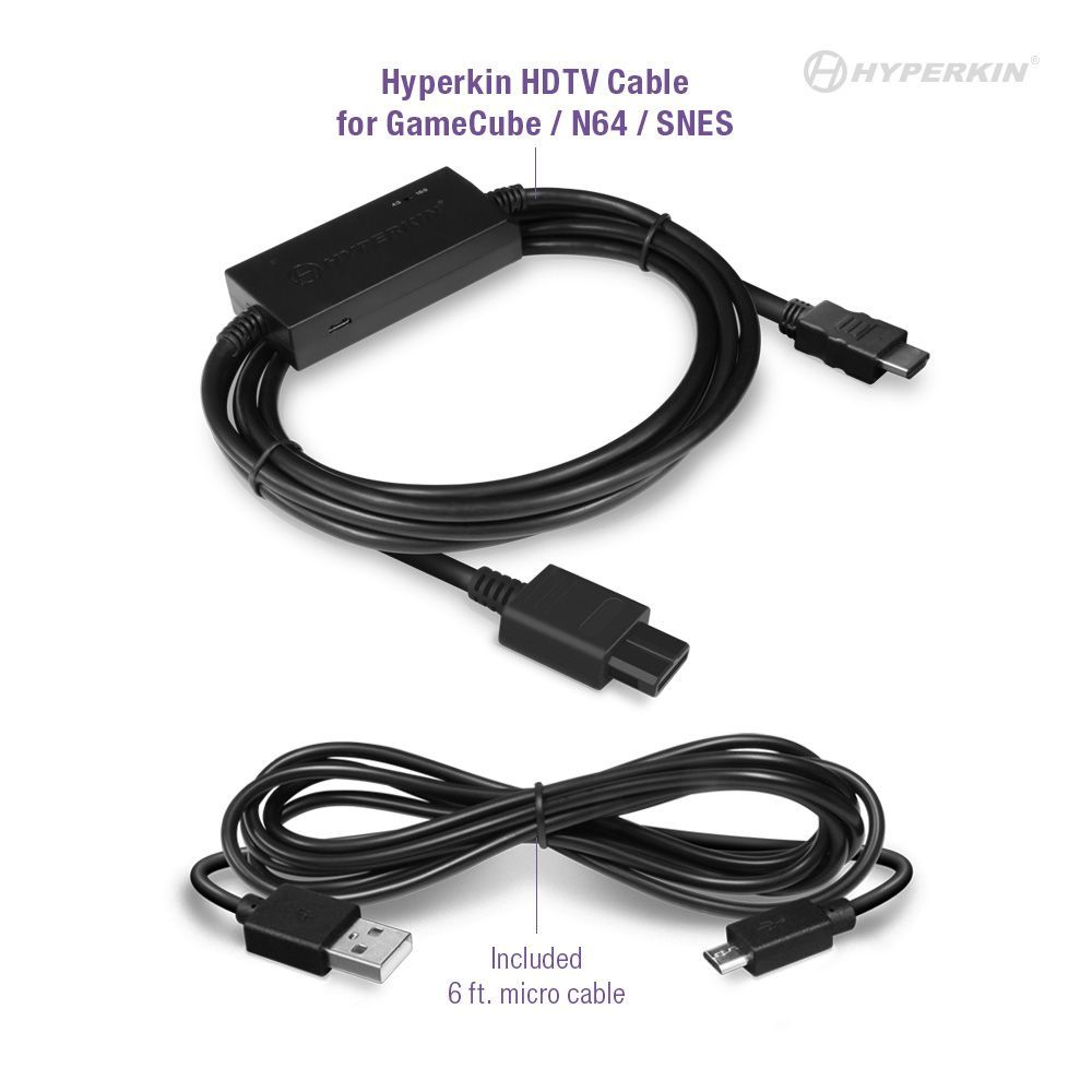 GameCube/N64/SNES 3 in 1 HDTV Cable (Hyperkin)