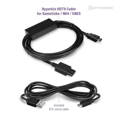 GameCube/N64/SNES 3 in 1 HDTV Cable (Hyperkin)