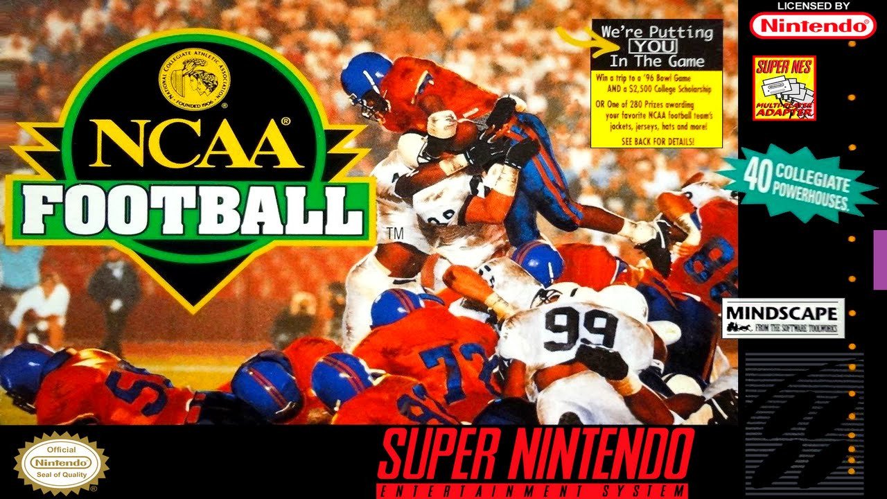 J2Games.com | NCAA Football (Super Nintendo) (Pre-Played - Game Only).