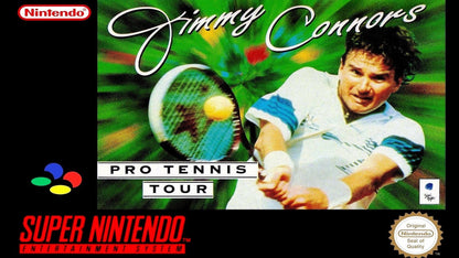 J2Games.com | Jimmy Connors Pro Tennis Tour (Super Nintendo) (Pre-Played - Game Only).