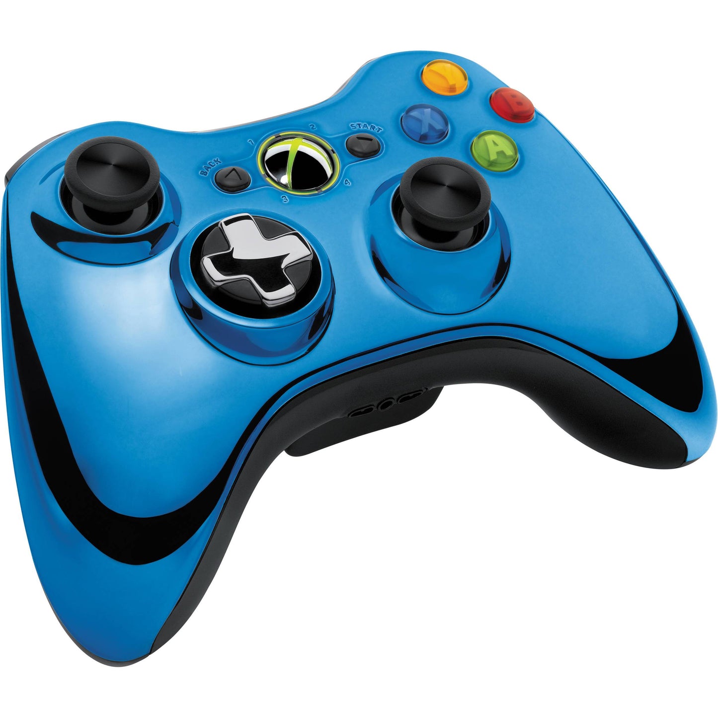 J2Games.com | Metallic Blue Xbox 360 Wireless Controller (Xbox 360) (Pre-Played - Accessory).