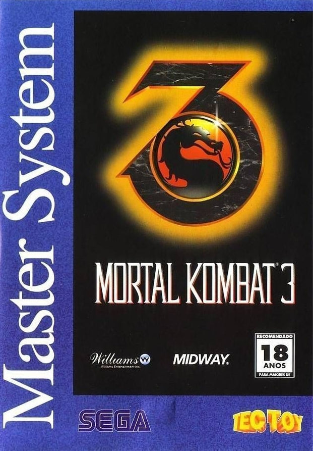 Mortal Kombat Sur Sega Master System – Jeu Complet PAL – 1992