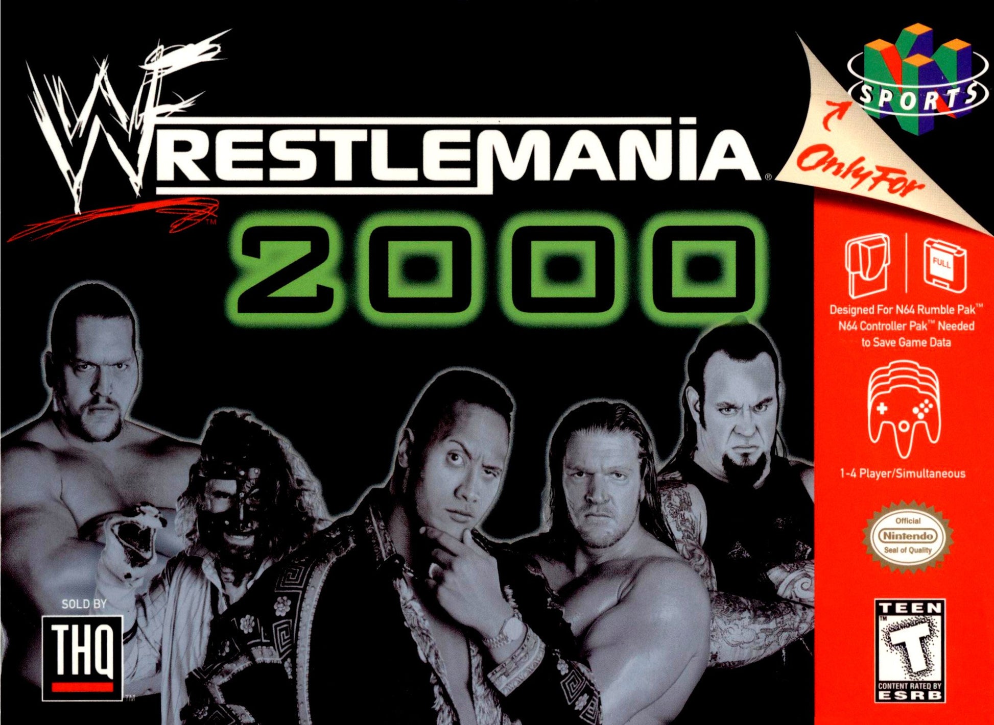 J2Games.com | Wrestlemania 2000 (Nintendo 64) (Pre-Played - Game Only).
