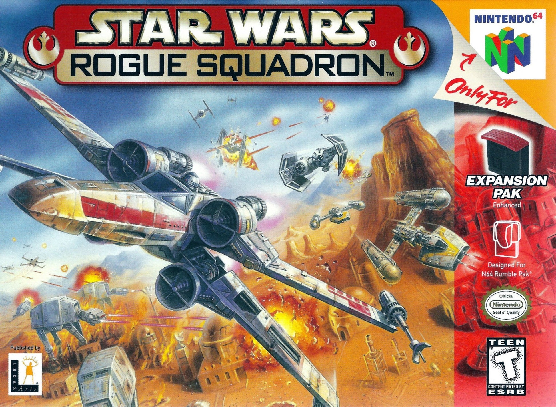 J2Games.com | Star Wars Rogue Squadron (Nintendo 64) (Pre-Played - Game Only).