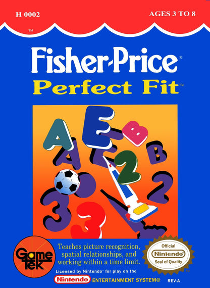 J2Games.com | Fisher Price Perfect Fit (Nintendo NES) (Pre-Played - Complete - Very Good Condition).