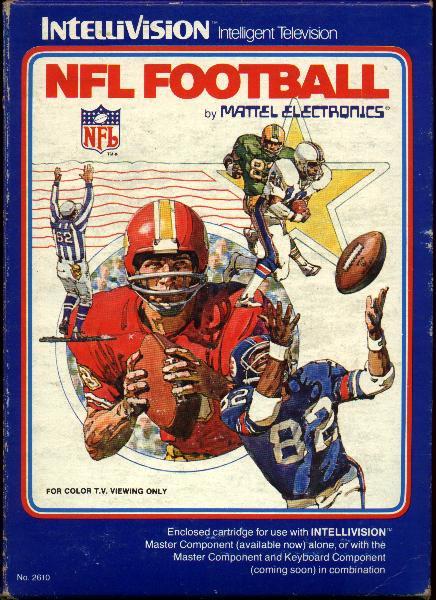J2Games.com | NFL Football (Intellivision) (Pre-Played - Game Only).