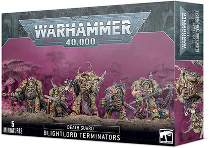 Death Guard Blightlord Terminators (Warhammer)