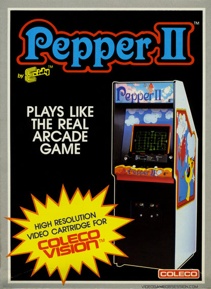 J2Games.com | Pepper II (Colecovision) (Pre-Played - Game Only).